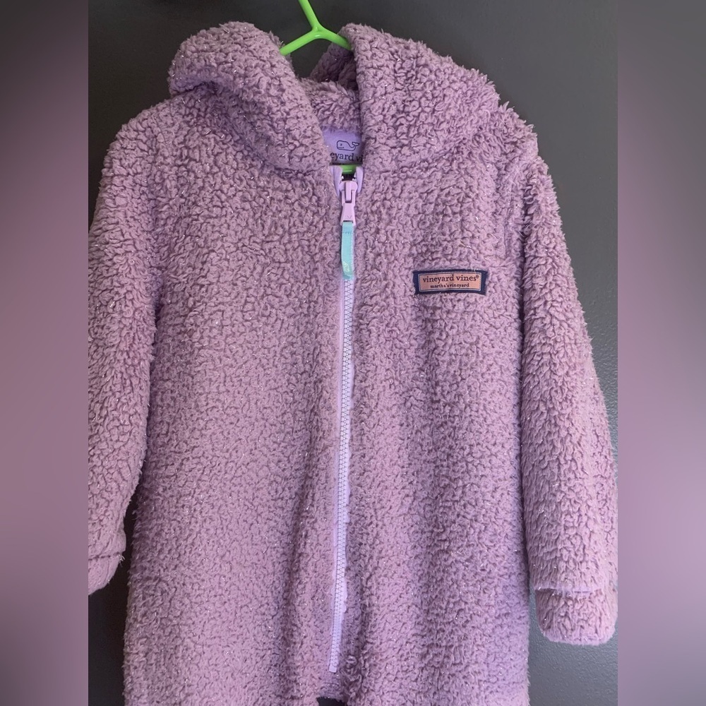 Vineyard Vines Cozy Kids One Piece in Lavender size 12-18m - Picture 2 of 4